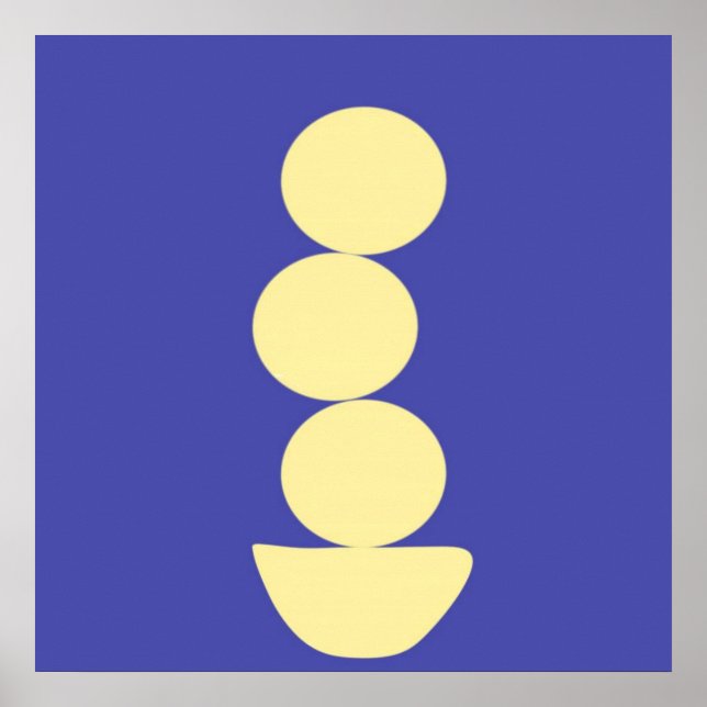 modern abstract art poster (Front)