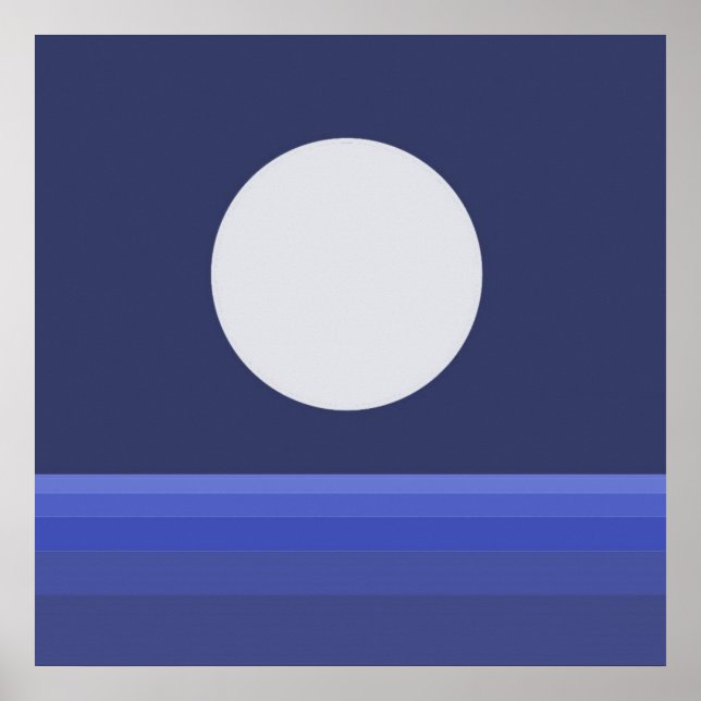 modern abstract art poster (Front)