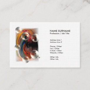 Modern Abstract Art Professional Artwork Luxury Business Card
