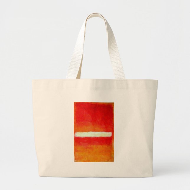 Modern Abstract Art - Rothko Style Large Tote Bag (Front)