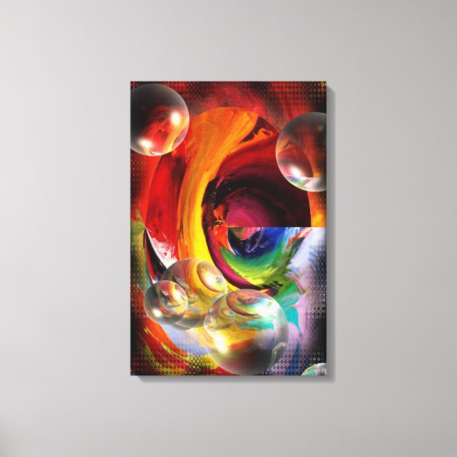 modern abstract art serdar hizli artworks canvas print (Front)