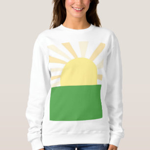 modern abstract art sweatshirt