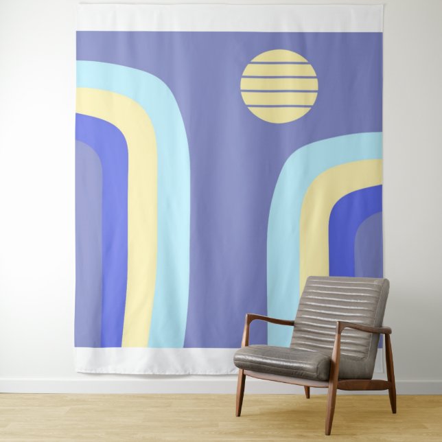 modern abstract art tapestry (In Situ)
