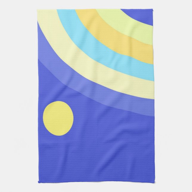 modern abstract art tea towel (Vertical)
