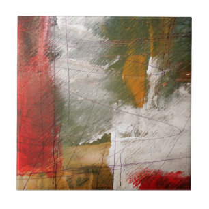 Modern Abstract Art Tile