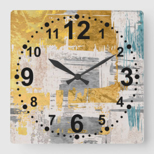 Modern Abstract Art Wall Clock