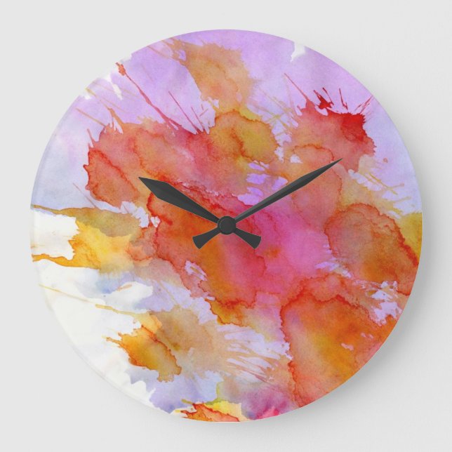 Modern Abstract Art Wall Clocks (Front)
