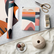 Modern Abstract Art Wrapping Paper