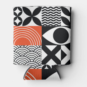 Modern Abstract: Artistic Design Canvas. Can Cooler