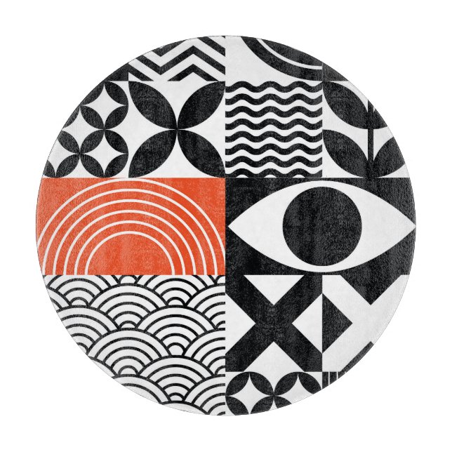 Modern Abstract: Artistic Design Canvas. Cutting Board (Front)