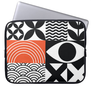 Modern Abstract: Artistic Design Canvas. Laptop Sleeve