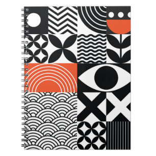Modern Abstract: Artistic Design Canvas. Notebook