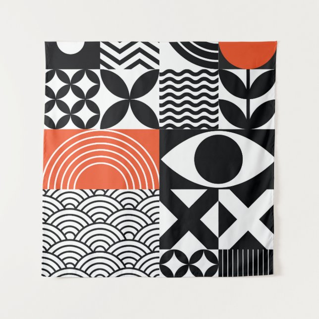 Modern Abstract: Artistic Design Canvas. Tapestry (Front)