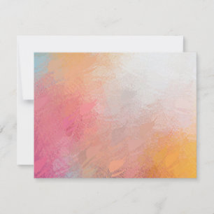 Modern Abstract Artwork Blank Template Colourful