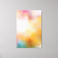 Modern Abstract Artwork Blue Green Yellow Red