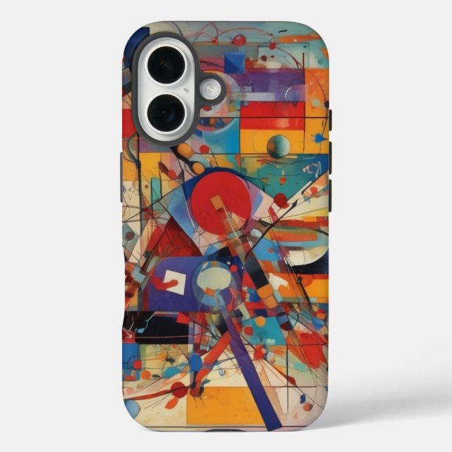 Modern Abstract Artwork Case-Mate iPhone Case (Back)