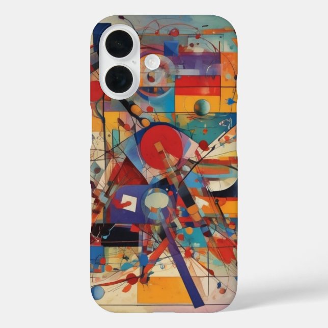 Modern Abstract Artwork Case-Mate iPhone Case (Back)