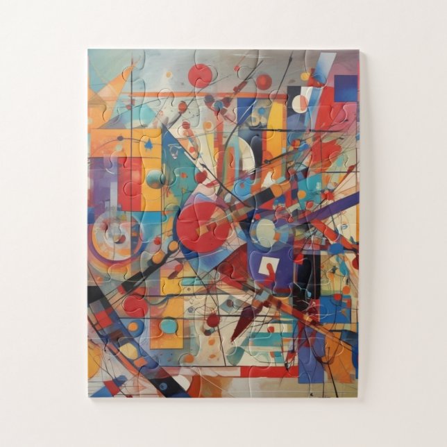 Modern Abstract Artwork Jigsaw Puzzle (Vertical)