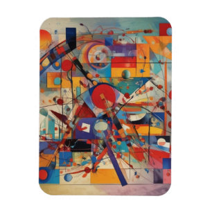 Modern Abstract Artwork Magnet