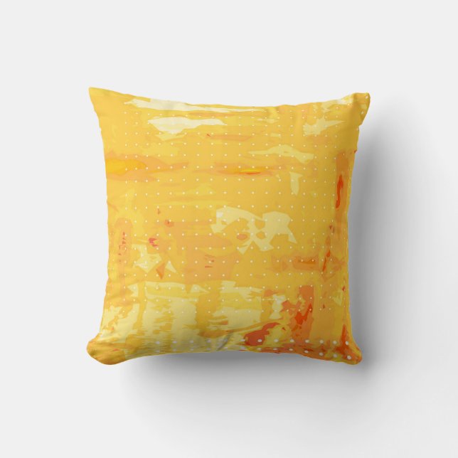 Modern abstract background of bright brush strokes cushion (Front)