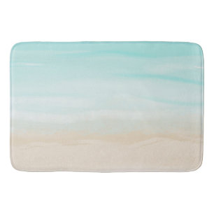 Modern Abstract Beach Bath Mat