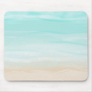 Modern Abstract Beach Mouse Mat