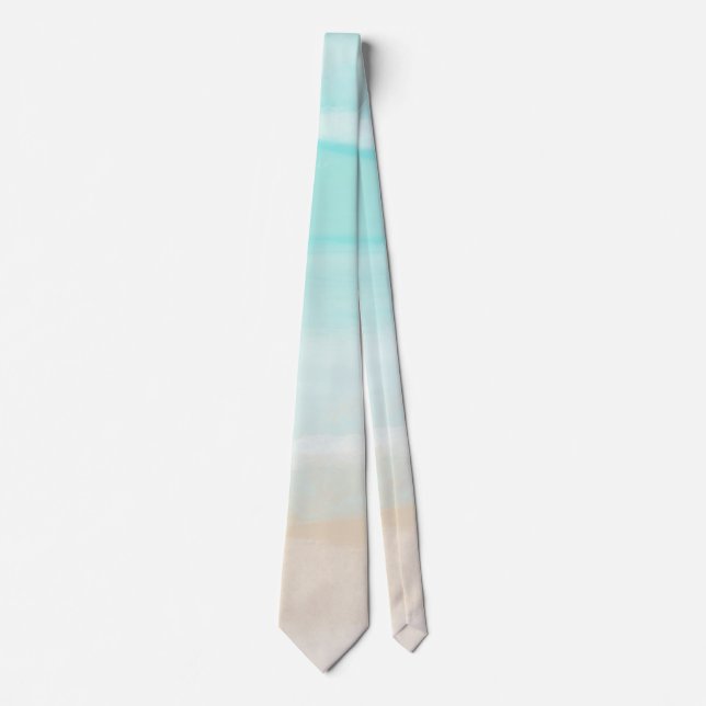 Modern Abstract Beach Tie (Front)