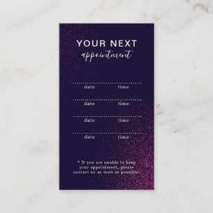Modern Abstract Beauty Appointment Card