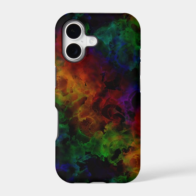 Modern Abstract Black Rainbow (Back)