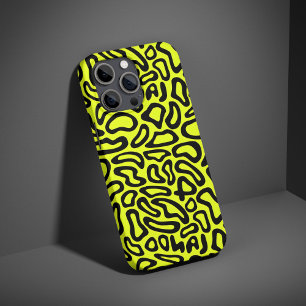 Modern Abstract Blob Pattern Phone Case – Racing I