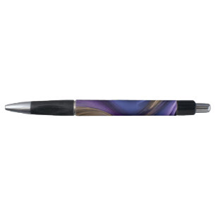 Modern Abstract-Blue, Purple and Gold-