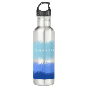 Modern Abstract Blue Tones 710 Ml Water Bottle