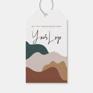 Modern Abstract Boho Business Clohing Hang Tag