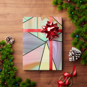 Modern Abstract boho Marble Art Wrapping Paper