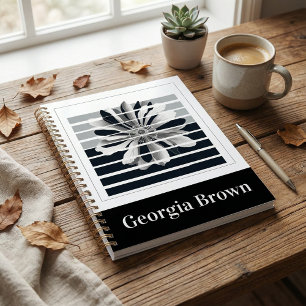 Modern Abstract botanical floral contemporary Planner
