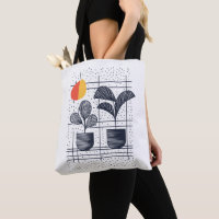 Modern Abstract Botanical potted house plants