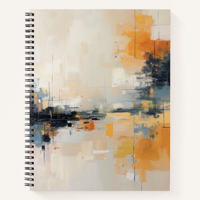 Modern Abstract Business Notebook – Corporate Gift (Front)