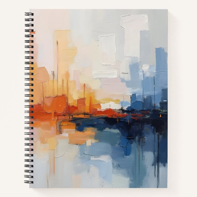 Modern Abstract Business Notebook – Corporate Gift (Front)
