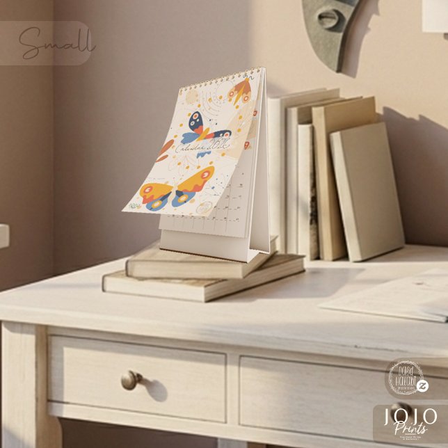 Modern Abstract Butterflies Photo Calendar 2026 (Modern Abstract Butterflies Photo Calendar 2026-Small)