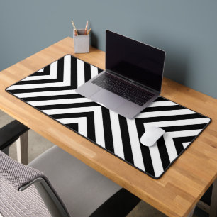 Modern Abstract Chevron Pattern Desk Mat