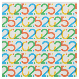 Modern Abstract Class of 2025 Fabric