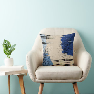 Modern Abstract Coastal Decor Cushion