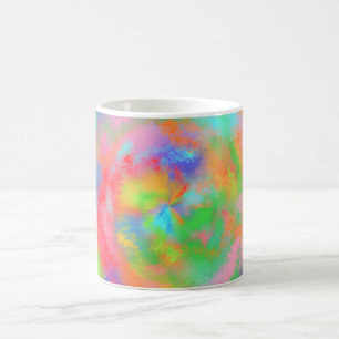  MODERN ABSTRACT   COLORFUL  RAINBOW  COFFEE MUG