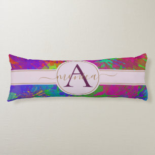 Modern Abstract Colorful Tie Dye Pattern Design Body Cushion