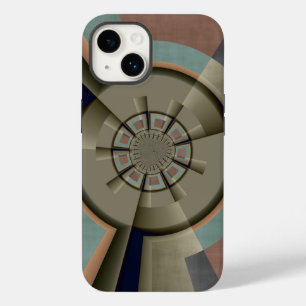Modern Abstract Colour Harmony Fractal Art Graphic Case-Mate iPhone 14 Case