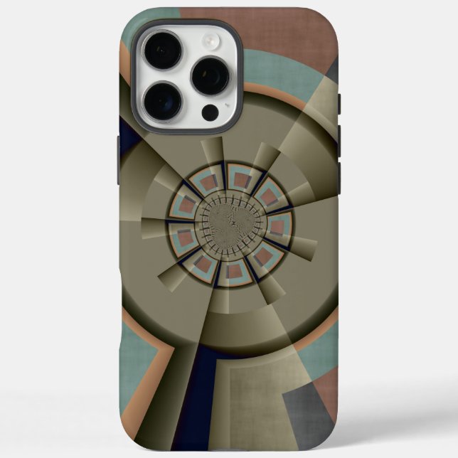 Modern Abstract Colour Harmony Fractal Art Graphic Case-Mate iPhone Case (Back)