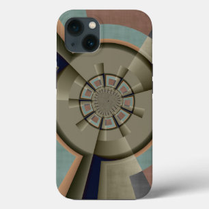 Modern Abstract Colour Harmony Fractal Art Graphic iPhone 13 Case