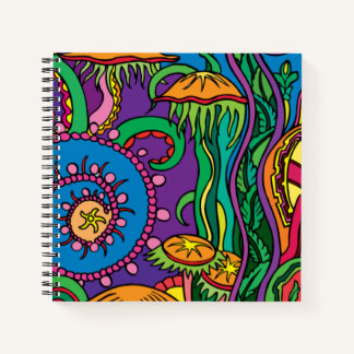 Modern Abstract Colourful Art Deco Design |  Notebook