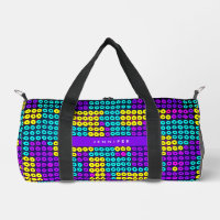 Modern Abstract Colourful Bricks Geometric Pattern
