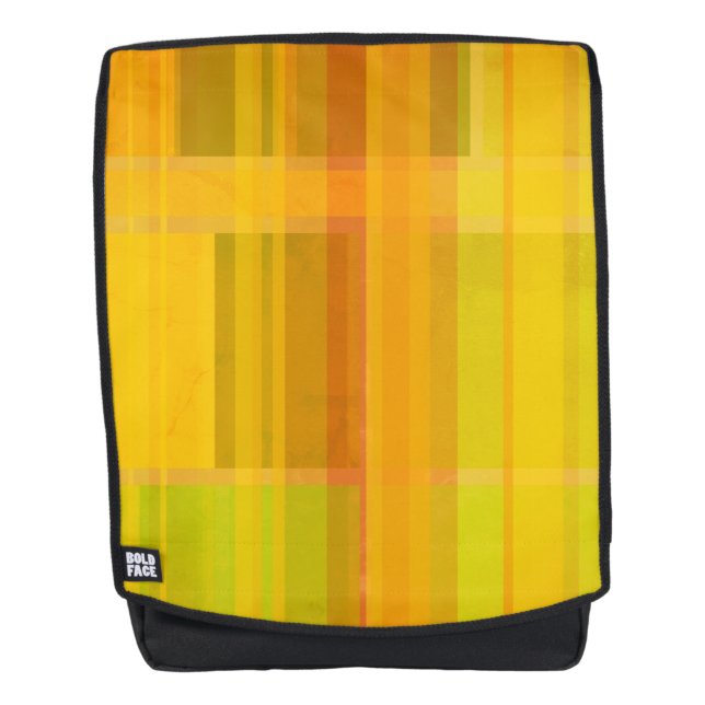 Modern Abstract | Colourful Citrus Colours Backpack (Front)